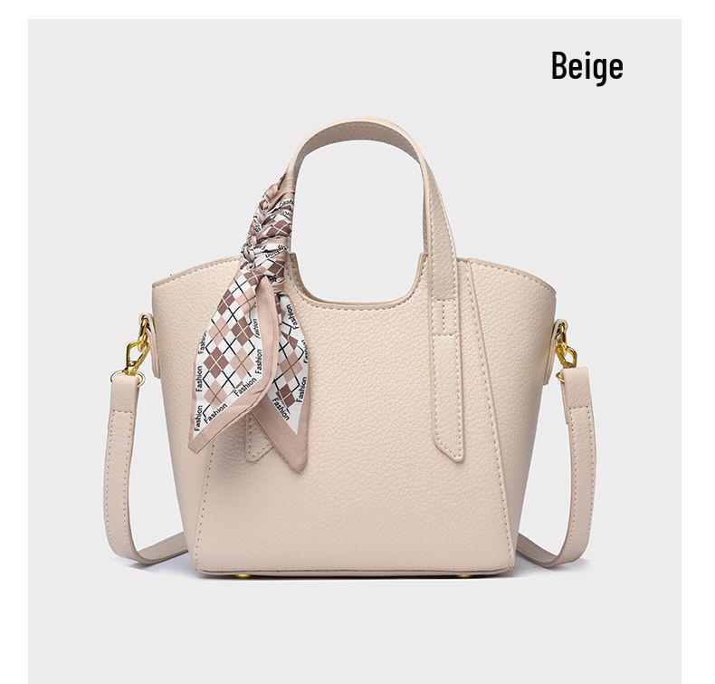 Borsa a tracolla retrò testurizzata da donna: Moda Versatile Autunno/Inverno 2025