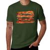 Bacon Rashers T-Shirt Blouse Plus Sizes Short Sleeve Tee T-shirts for Men Cotton