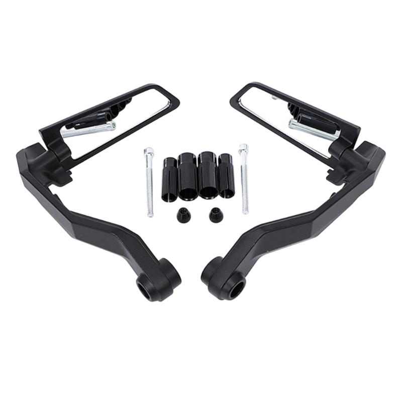 Easy Install Vibration Resistant Rear View Mirror With Wide View Motorcycle Accessory Handlebar Side Mirror