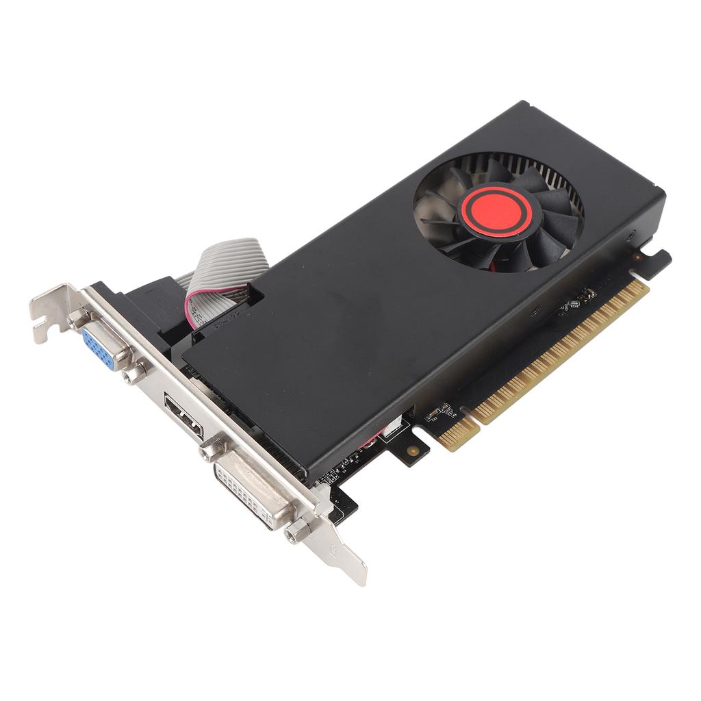 Gaming-Grafikkarte 4GB DDR5 128bit PCI Express 2.0 16X PC-Grafikkarte unterstützt DVI VGA HD Multimedia Interface