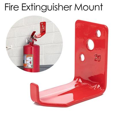 4pcs Convenient Holder L Shape Extinguishers Bracket Wall Hanger Wall Hook Fire Extinguisher Mount