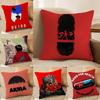 AaKIRA Anime Pillow Case DoubleSided Plush Sofa Cushion Covers Organic Breathable Invisible Zipper