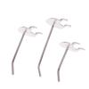 10Pcs Heart Shaped Single Peg Pegboard Hooks Wall Hooks Hole Board Hanger Garage Pegboard Hook Wall Mount Storage Rack