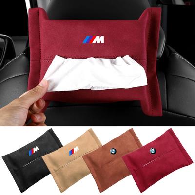 Car Tissue Box Holder Sun Visor Seat Back Car Accessories for F30 F01 F10 F35 F15 F16 F18 E39 E46 E90 E36 E60 X3 X5 X6
