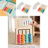 Wooden Brain Teaser Cards With Fourcolor Puzzle For Early Education And Cognitive Development