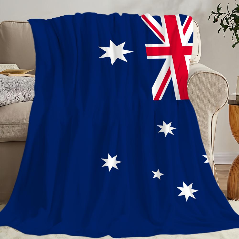 Australian Military Flag Blanket Blanket for Couch Sofa Travel Home Hiking Picni Bed Beding Flannel Blanket Birthday Gift
