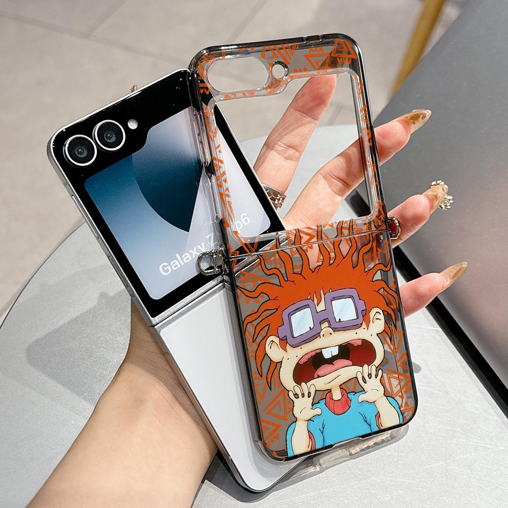 

Hot Game Counter Strike CS GO Metal Connector Phone Case for Samsung Galaxy Z Flip3 Flip4 Flip5 Flip6 Flip7 Candy Color Soft Samsung Z Flip7 5G