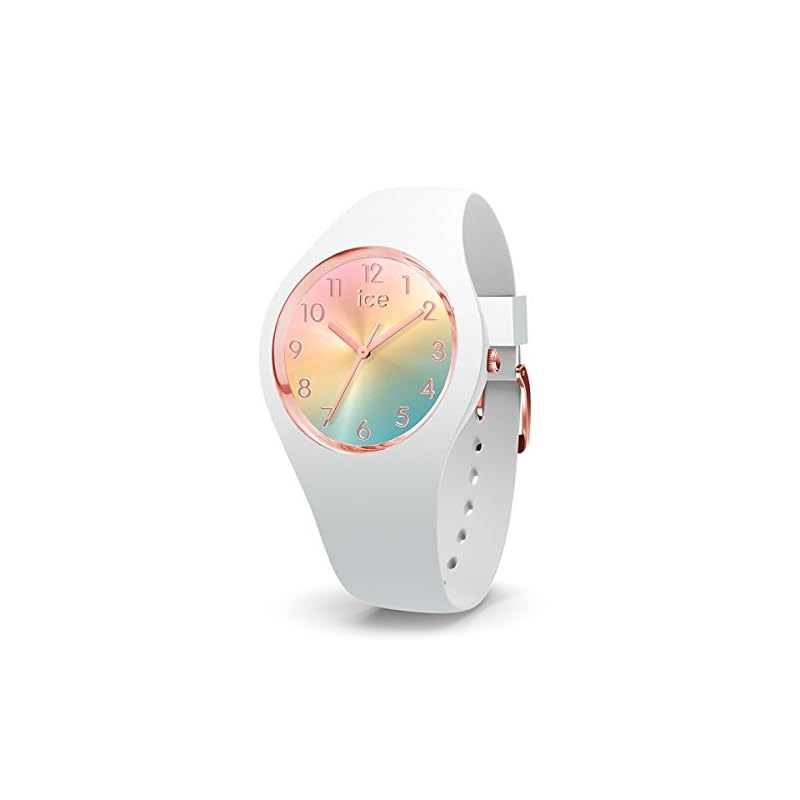 

[Ice Watch] Ice Watch ladies ICE sunset ice sunset small waterproof sunray dial rainbow gradation white 015743 watch [product]