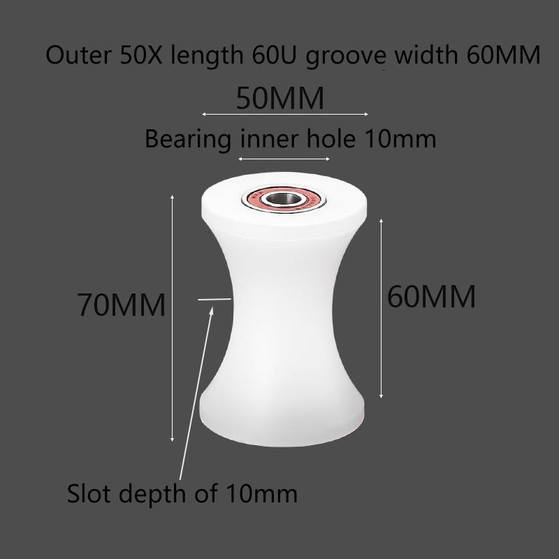 

1 шт. нейлоновый U-образный подшипник роликовый направляющий ролик опорный ролик дверной оконный раздвижной двери механический шкив