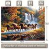 1 Item, a Colorful Animal Horse Picture Wall Background, for Use As a Decoration In Living Room or Dining Room, Party Ba
