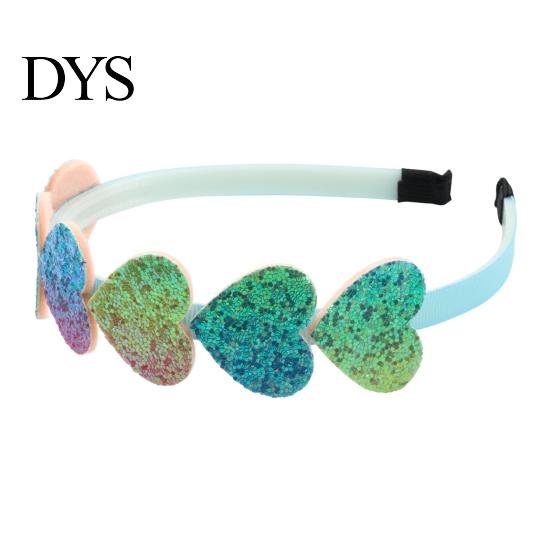 Kinder Haaraccessoire Meisjes Hoofdband met Gladde Tandkam Anti-slip Ontwerp Regenboog Kleurverloop Hartjes Sterren Decoratie Hoepel Anti-slip Hoofdband