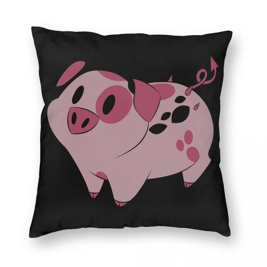 Hazbins Hotels Vox Kissenbezug Druck Polyester Kissenbezug Dekoration Kissenbezug Abdeckung Zuhause Quadratisch 45X45cm