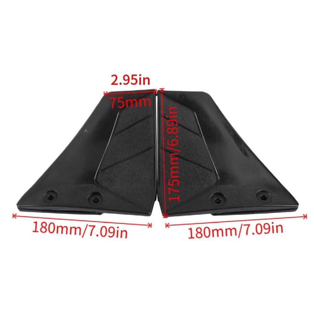 For EvinrudeHonda ABS Engineering Plastic Outboard Motor Hydrofoil Boat Performance Upgrade Black Easy Installation