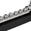 48V 150A 6 Terminal Bus Bar Power Distribution Block with Cover M6 Studs M4 Screws for Car RV   Marine Boat