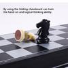 Toddlers Board Game International Chess Folding Professional Chessboard Parent-child Toys Supply for Outdoor Travelling