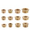 G1/8" 1/4" 3/8" 1/2" 3/4" 1" BSPP Female To Male Hex Bushing Reducing Brass Pipe Fitting Connector Home Garden
