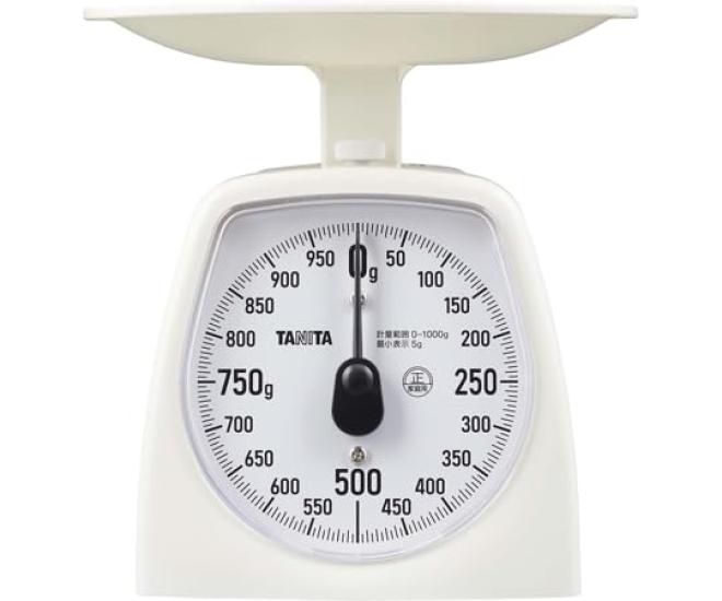 Tanita Analog Cooking WH Scale, White, KA-441