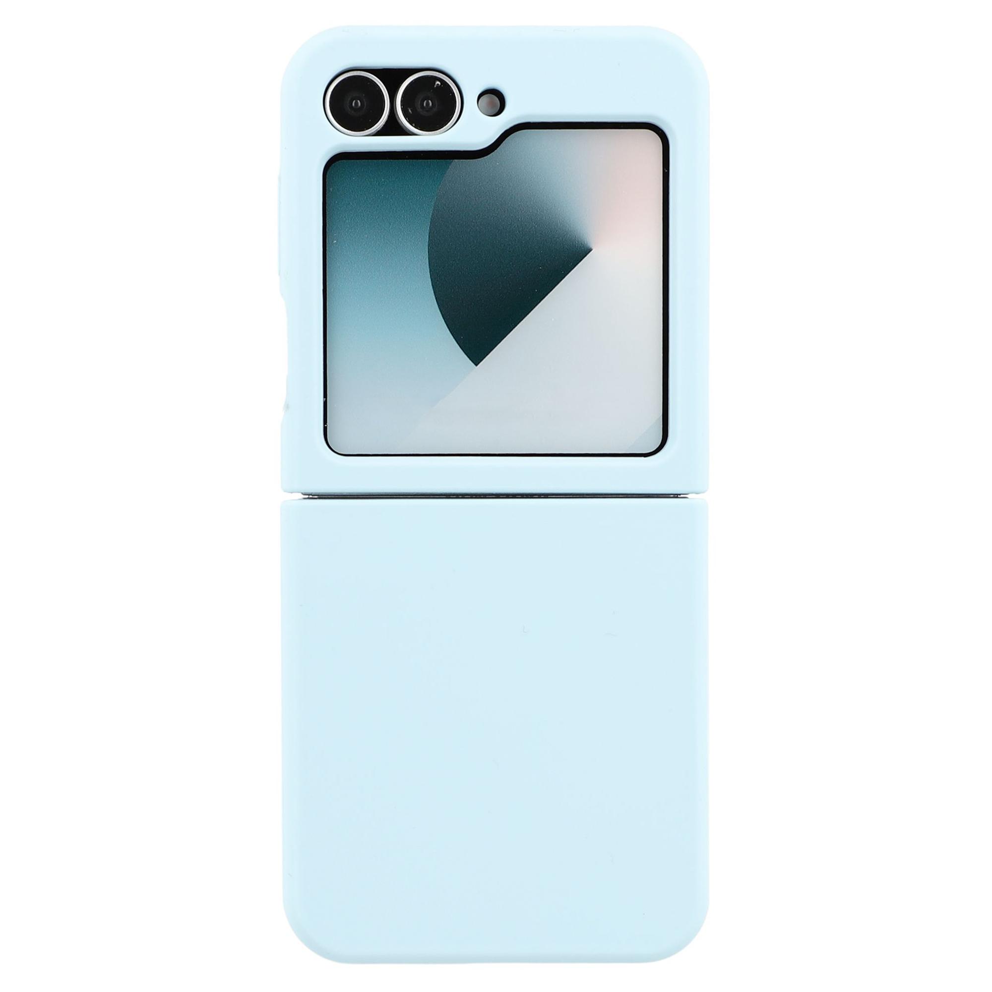

For Samsung Galaxy Z Flip6 5G Cell Phone Case Liquid Silicone Dropproof Cover E