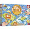 Puzle - EDUCA - Battle Jr Animals - 16 puzles - 9 gabali katrā puzlē - Bērniem no 4 gadu vecuma