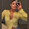 Hollow Knit Cardigan Long Sleeved Short Thin Sweater Women's Slim Top Casual Elegant Commuting Versatile Cardigan Spring Summer