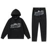 Streetwear Hooded Sweatshirt Set Loose Fit Embroidery Winter Casual Top Youth