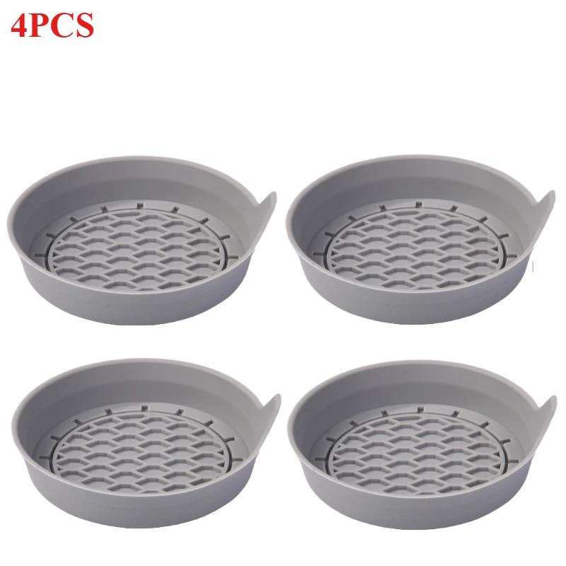 2/4pcs Car Cup Holder Coaster Silicone Cup Holder Insert Universal Non-Slip Cup Holders Car Accessories Interior Silent Cup Pad