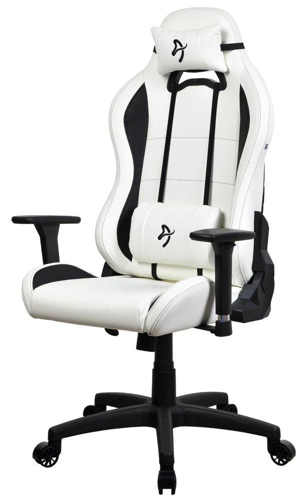 Arozzi Frame Material: Metal; Wheel Base: Nylon; Upholstery: Soft PU | Arozzi | Gaming Chair | Torretta SoftPU | White