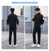Unisex Autumn Academy Style Stand-up Collar Sportswear for Middle School