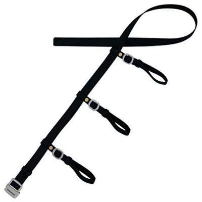Fujii Denko Stangenarbeits-Sicherheits-Hilfs- und Hebegurt Hergestellt aus TSUYORON Gurt, Gurt, Set, Schwarz, Mittel, T-565-BLK-M, Japan,