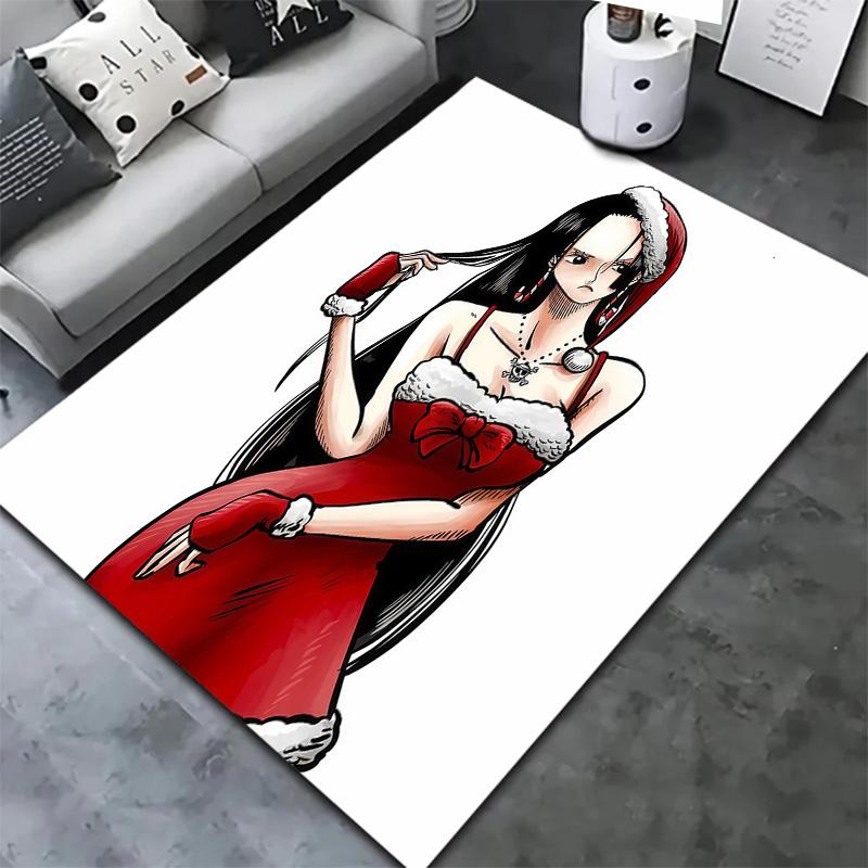 One Piece Boa Hancock Carpet Rug For Living Room Bedroom Home Sofa Decoration Kids Play Nonslip Floor Mat