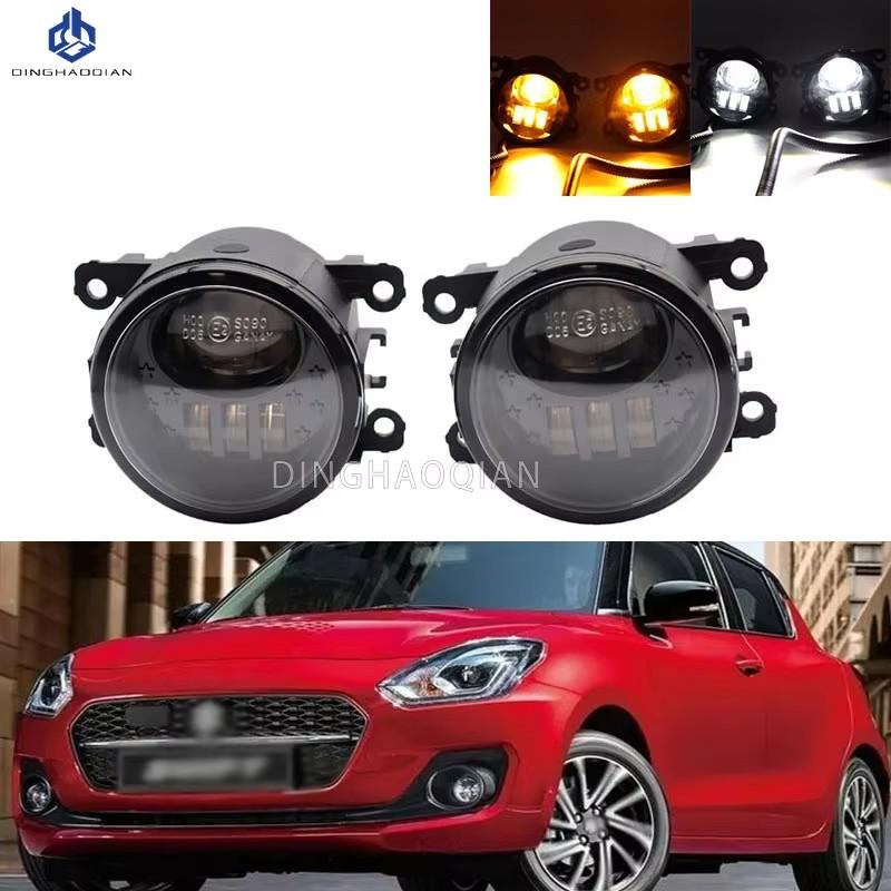 1Pair Car Front Foglight Fog Lamp Daytime Running Lights For Suzuki Swift AZ 2017 2018 2019 2020 2021 LED Fog Lights H11 12V