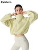 Women's Sherpa Fleece Hoodie with Warm Lining and Drawstring Hood for Fall Winter Daily Wear