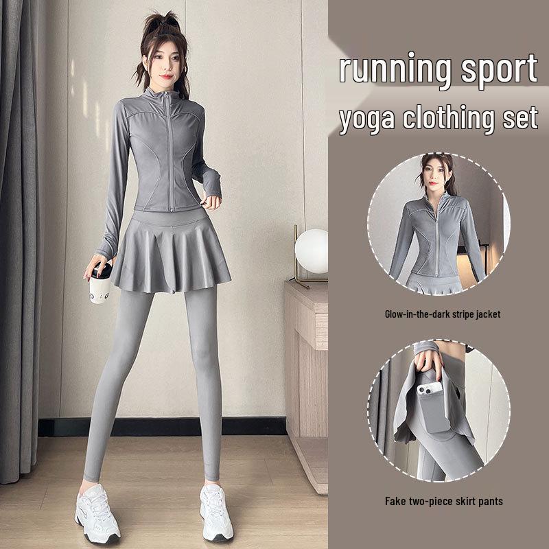 2024 Women's Quick-Dry Yoga & Running Sportswear Set - High-End, Fashionable Ins Style Gym Suit