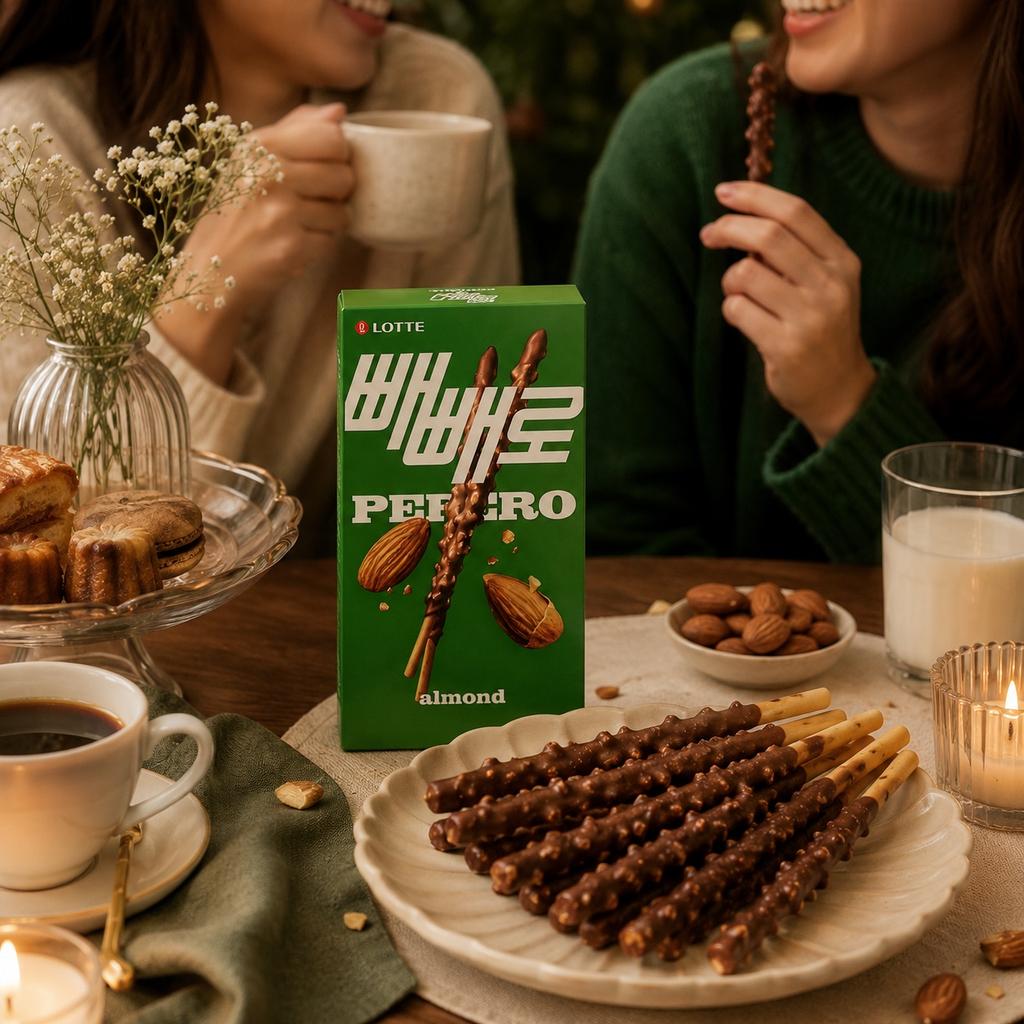 Lotte Pepero Mandel Schoko Keksstäbchen 32g