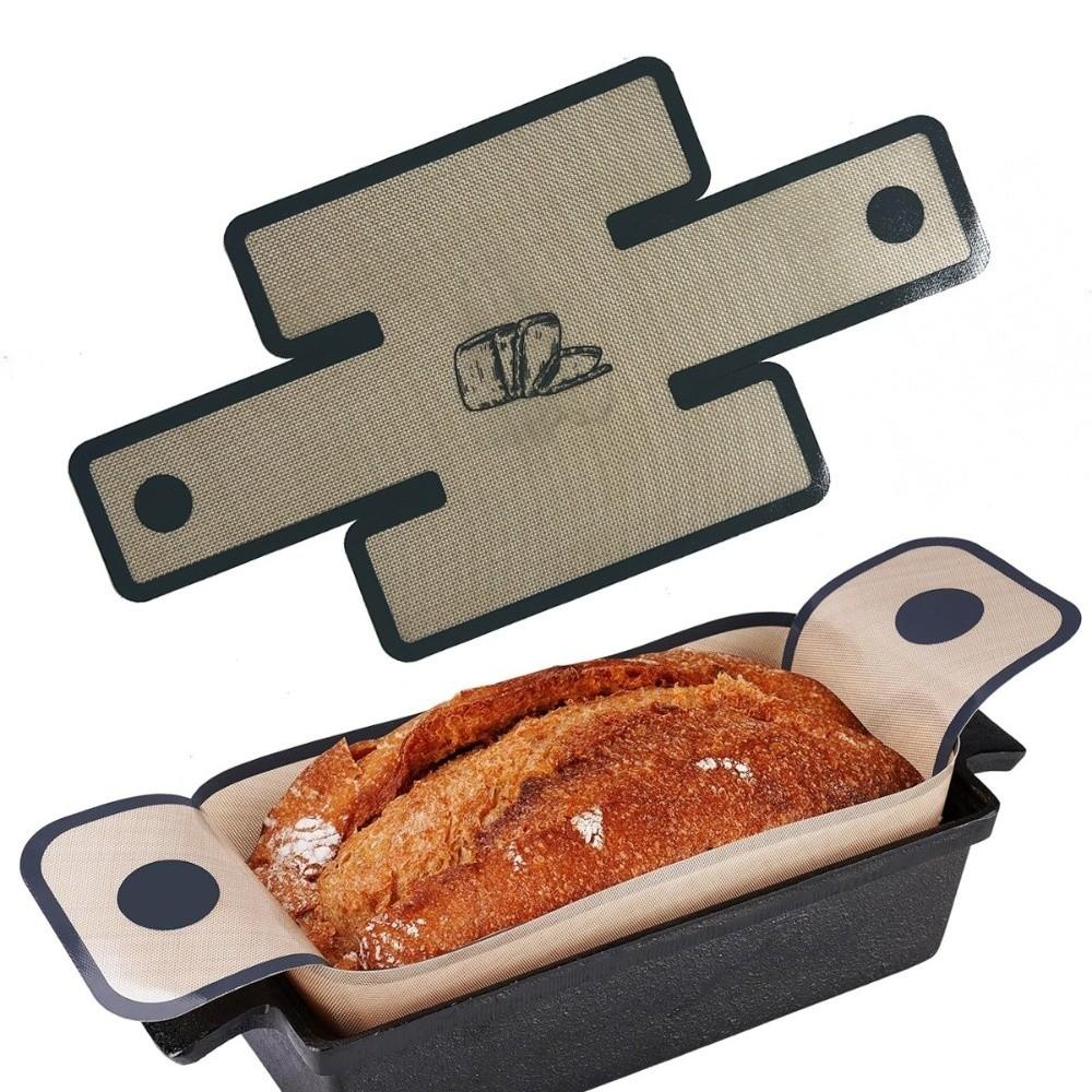 Reusable Bread Loaf Pan Non-Stick Easy To Clean Baking Mat High Temperature Resistance Silicone Baking Tray Liner