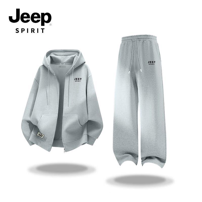 

JEEP SPIRIT Мужской повседневный костюм с капюшоном (куртка и брюки) M