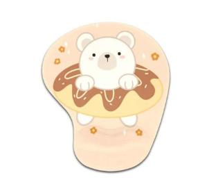 Flowers Natural Design Mouse Pad Wrist Ergonomic Soft Anti-Slip Wrist Rest Support Mat Computer Mouse Pad For Office