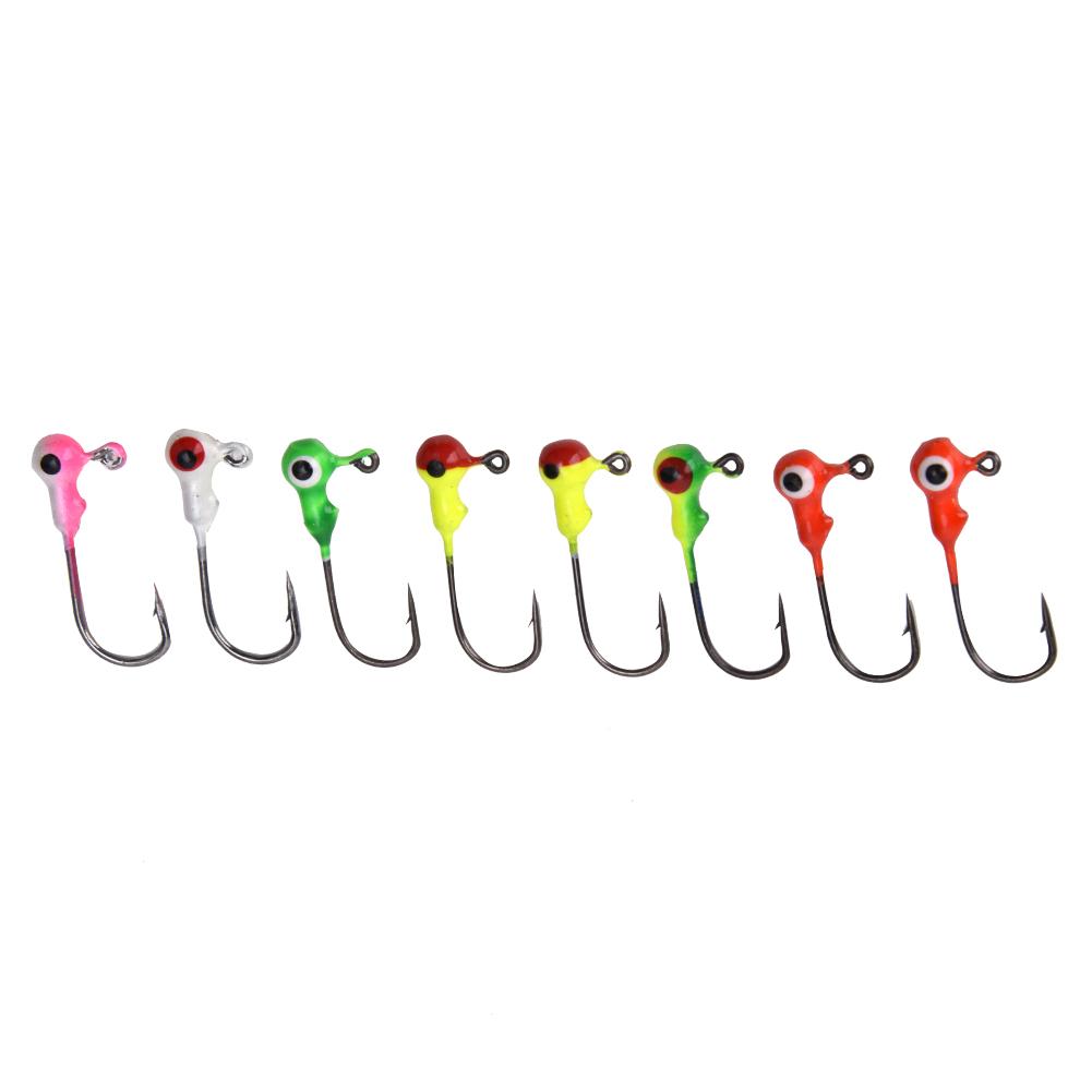 50PCS 2cm 1g Durable Metal Fishing Hooks with Sharp Barb Hook Fishers Accessory