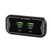 Fast Car Charger Dual Port USB Socket 12-24V Input 45W Phone Chargers For Vehicle Interior Car Electronics Accessories