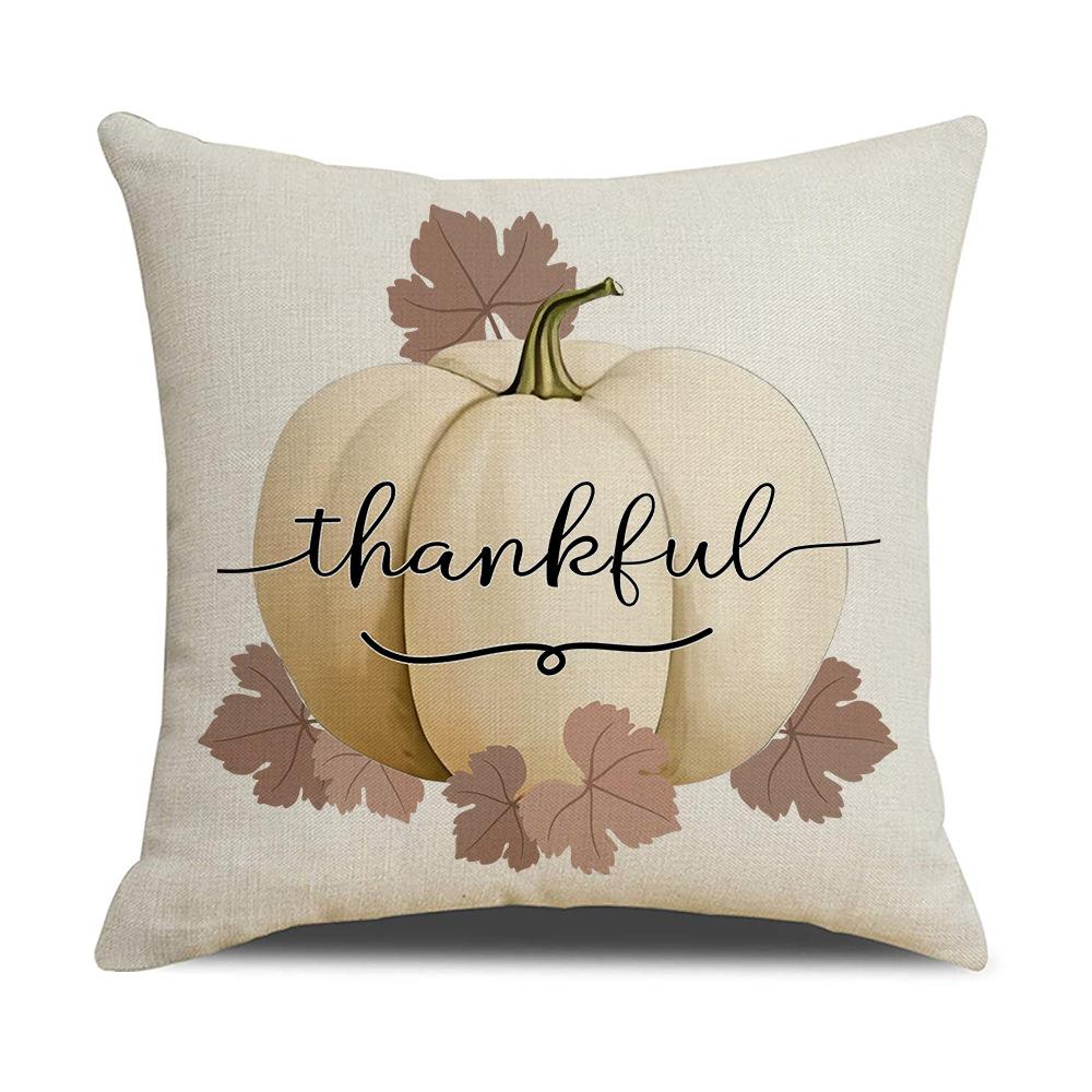 

Декоративная наволочка для подушки с тыквенными буквами для дома Гостиная Спальня Эркер Диван Автомобиль День благодарения Наволочка 45 * 45Cm (excluding pillow core)