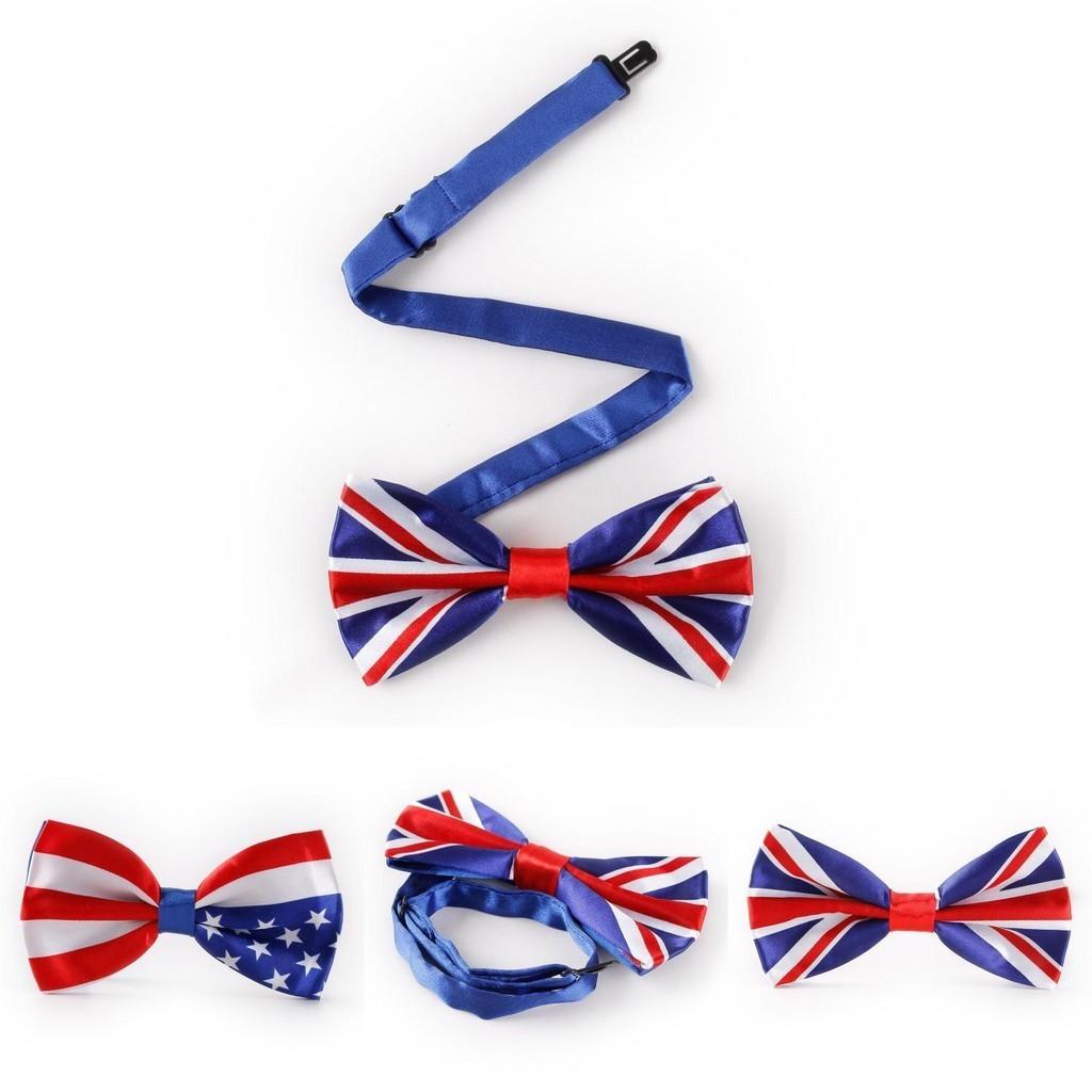 Show Your Patriotism With These Countries Bow Ties In Silk
