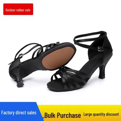 Zapatos de Baile Latino de Salón para Mujer - Suela Blanda para Principiantes
