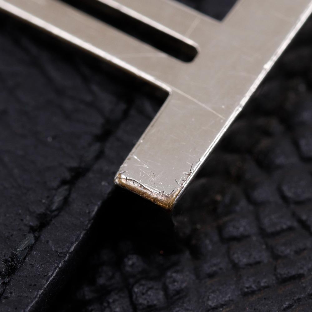 HERMES Beansufla Purse black Epsom unisex Used