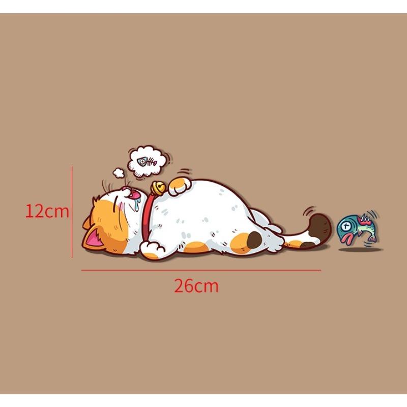 Car Stickers Styling Creative Cartoon Fun Cats  Auto Window Decals DIY Cars Motorbikes Decoration Vinyl Body Stickers