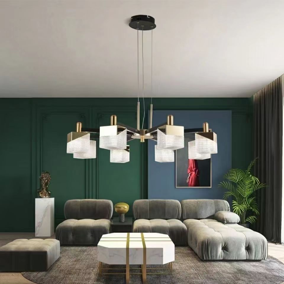 Kryształowy żyrandol LED do salonu, lampa sufitowa, żyrandol do restauracji, lampa sufitowa do sypialni