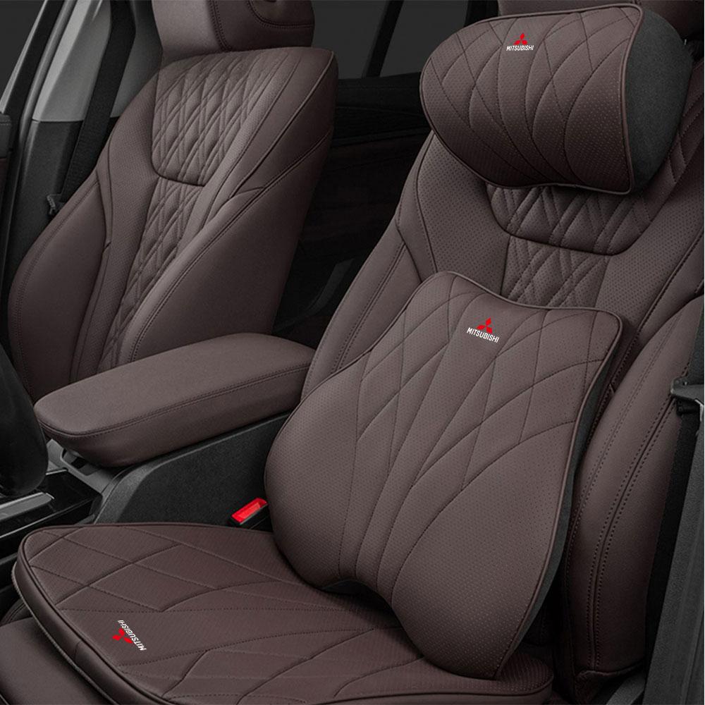 Für Mitsubishi Lancer Montero Mirage Outlander Grandis Pajero ASX EVO Auto Nackenkissen Sitzkissen Lendenstütze Auto Innenzubehör