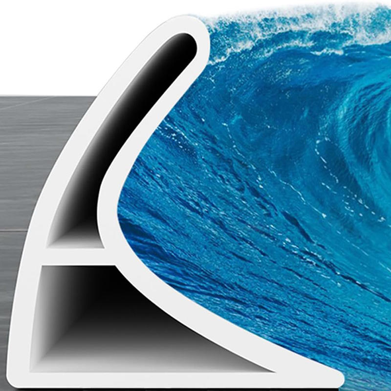 Shower Barrier Water Stopper Bathroom Waterproof Strip Water Retaining Strip Bendable Door Bottom Sealing Strip