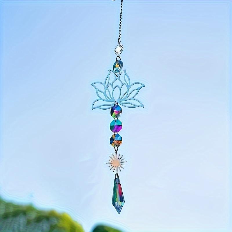 

Подвеска Лотос Кристальный Ловец Солнца, Колокольчики Ветра, Свадебная Вечеринка, Украшение Дома, Подвеска для Автомобиля, Подвесное Украшение, Ловец Солнца, Реквизит для Фото серебряный