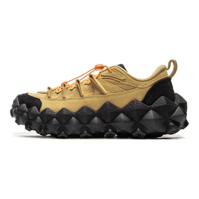 Li Ning Chuan Shan Zapatillas Deportivas de Moda Rebote Absorción de Impactos Caña Baja Casual Unisex Amarillo Negro AZGU181-4