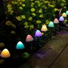 Solar Mushroom Lights Outdoor Waterproof Decorative Street Lights for Lawn Garden Patio Christmas Holiday Decoration